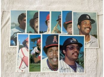 1981 TOPPS BASEBALL GIANT PHOTO CARDS 5 X 7  18 CARDS