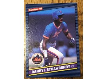 1986 Donruss Darryl Strawberry Card