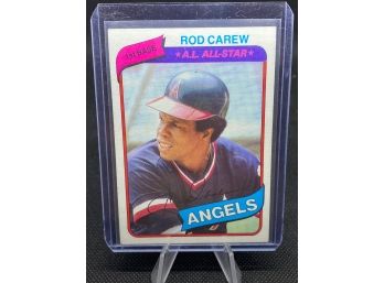 1980 Topps Baseball Card Rod Carew