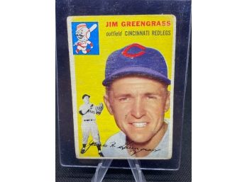 1954 Topps Baseball Card Jim Greengrass