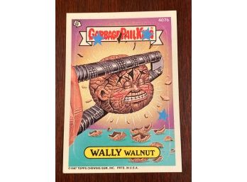 Garbage Pail Kids Wally Walnut