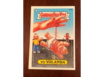 Garbage Pail Kids Yo Yolanda