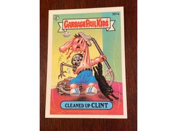 Garbage Pail Kids Cleaned Up Clint