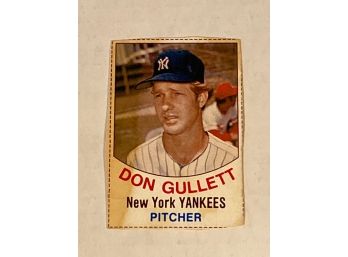 1977 Hostess Baseball Card Don Gullett