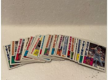 1984 Topps Baseball Cards Lot Of 50