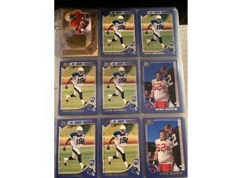 Binder Of Assorted Football Cards