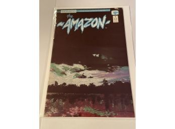 THE AMAZON #3 : Comico Early Tim Sale Art, South America Story