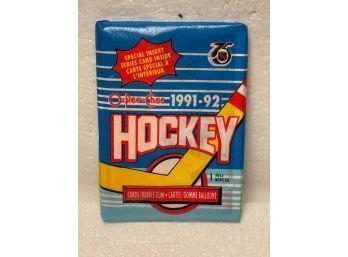 1991-92 O Pee Chee Hockey Pack