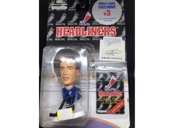 1996.  Jeremy Roenick. Headliners Limited Edition Collectible