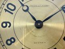 Jaeger-LeCoultre 1960s Solid Brass Porthole Table Clock Made For Hermes