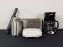 5 Piece Kitchen Appliances: Toaster, Coffee Pot, Kettle, Sandwich Maker And Hand Held Kitchen Vacuum
