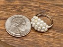 Ring With 28 Small Pearls - Size 4