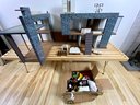 Amazing MCM Brinca Dada Emerson Doll House With Large Collection Of Furniture & Playmobil Characters