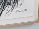 Signed Framed - S. Sureck - '99 - Charcoal On Paper