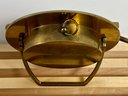 Jaeger-LeCoultre 1960s Solid Brass Porthole Table Clock Made For Hermes