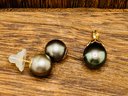 Set Of Pearl Pendant And Stud Earrings