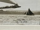 Signed, Framed Beken Of Cowes Photograph - Susanne 1910