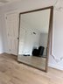 Extra Large Mirror With Beveled Edge And Ornate Wooden Gold Leaf Carved Frame