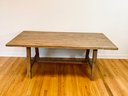 Composite Trestle Dining Room Table
