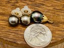 Set Of Pearl Pendant And Stud Earrings