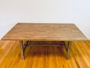 Composite Trestle Dining Room Table