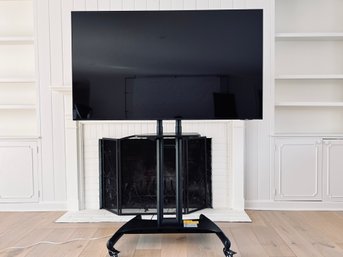 Samsung UN65AN8000FXZA 65' Smart TV With Adjustable Height Rolling Stand & Shelf