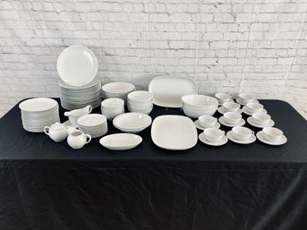 Large Collection Of Arzberg White Ceramic Dishware