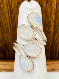 4 Oval Moonstone Ring - Size 4 (Correction: We Originally Posted As Opal)
