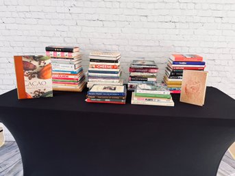 Lot Of Roughly 60 Cooking Related Large Format Books