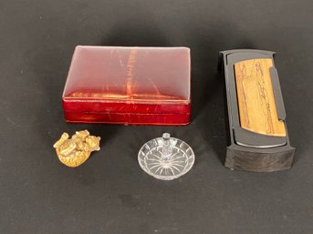 Four Jewelry Storage Boxes