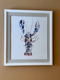Signed, Original Charlotte Morgan Original Art: Lobster