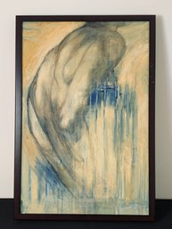 Unsigned, Framed Oil On Board Artwork - Abstract