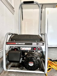 Powerstroke 414cc OHV 6000 Running Watts Portable Generator With Cords