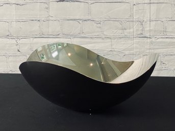 Chrome Finish Metal Display Bowl - Georg Jensen