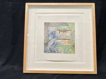 Signed And Framed Multi Media - Title Colorado By Jane Sangerman 2004