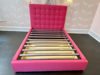 Hot Pink FULL Size Upholstered Bed
