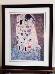 Framed Poster Of Gustav Klimt - The Kiss