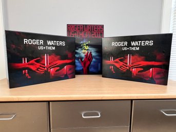 Two Roger Waters Us And Them VIP Package - Brand New In Box - With Poster