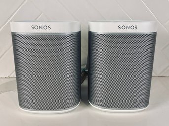 Pair Of Sonos Play:1 Speakers
