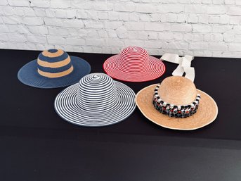 Lot Of Four Ladies Hats