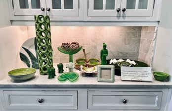 Large Collection Of Decorative Green Items