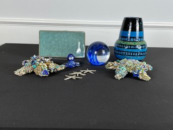 Collection Of Marine Themed Decor