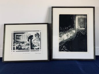 Pair Of Framed, Signed Michael Paler Prints
