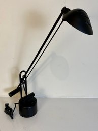 Black Modernist Crane-Neck Table Lamp By Underwriters Lab, Early 1970s