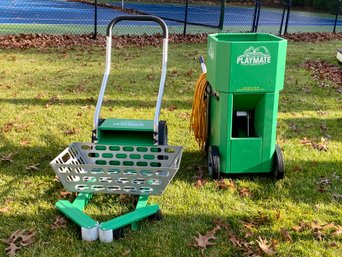 Pair Of Playmate Tennis Ball Equipment (Mower And Feed)