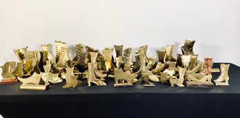 Impressive Collection Of Brass Shoes Silhouettes