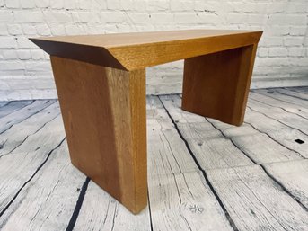 Simple Modern Mahogany  Wood Bench