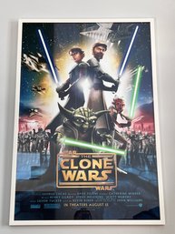 Framed Star Wars - The Clone Wars - Movie Poster