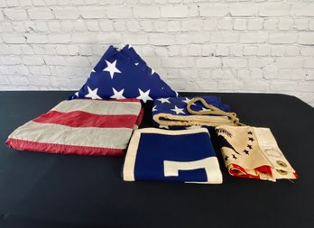 Collection Of American Flags