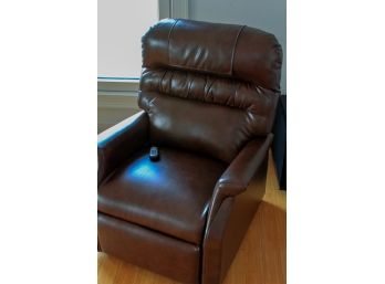 Golden Leather Lift Chair - Brown